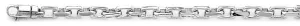4.4mm Flat Elongated Rolo Chain Necklace