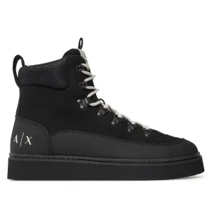 ARMANI EXCHANGE Lace-Up Boots Mens XV778-BLK