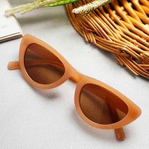 Beige Cat Eye Sunglasses
