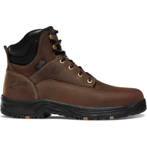 Danner Women Caliper 5" Plain Toe WP Work Boot -Brown- 19460
