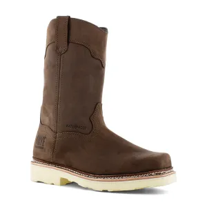 Frye Supply Men's Crafted 10" Steel Toe Waterproof Wellington Work Boot - Brown - FR40304