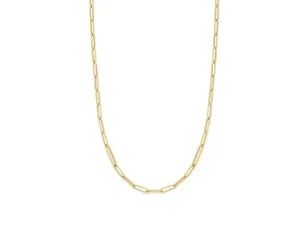 Roberto Coin 18K Yellow Gold 22" Paperclip Link Chain