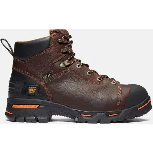 Timberland Pro Men's Endurance 6" Steel Toe Waterproof Work Boot- Brown- TB152562214