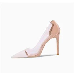 Women's Pointed Clear High Heel Shoes TS246